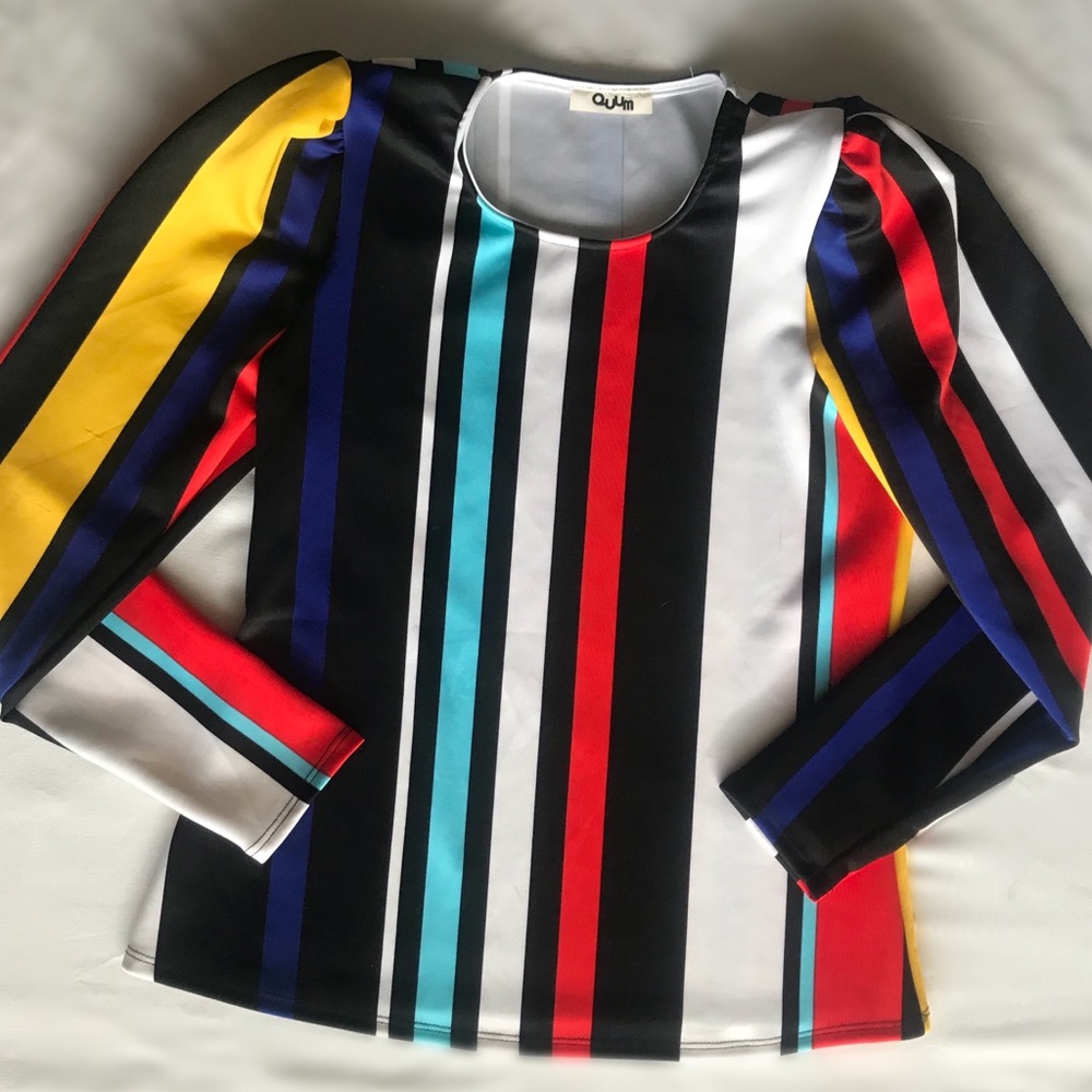 Multi Color Striped Top